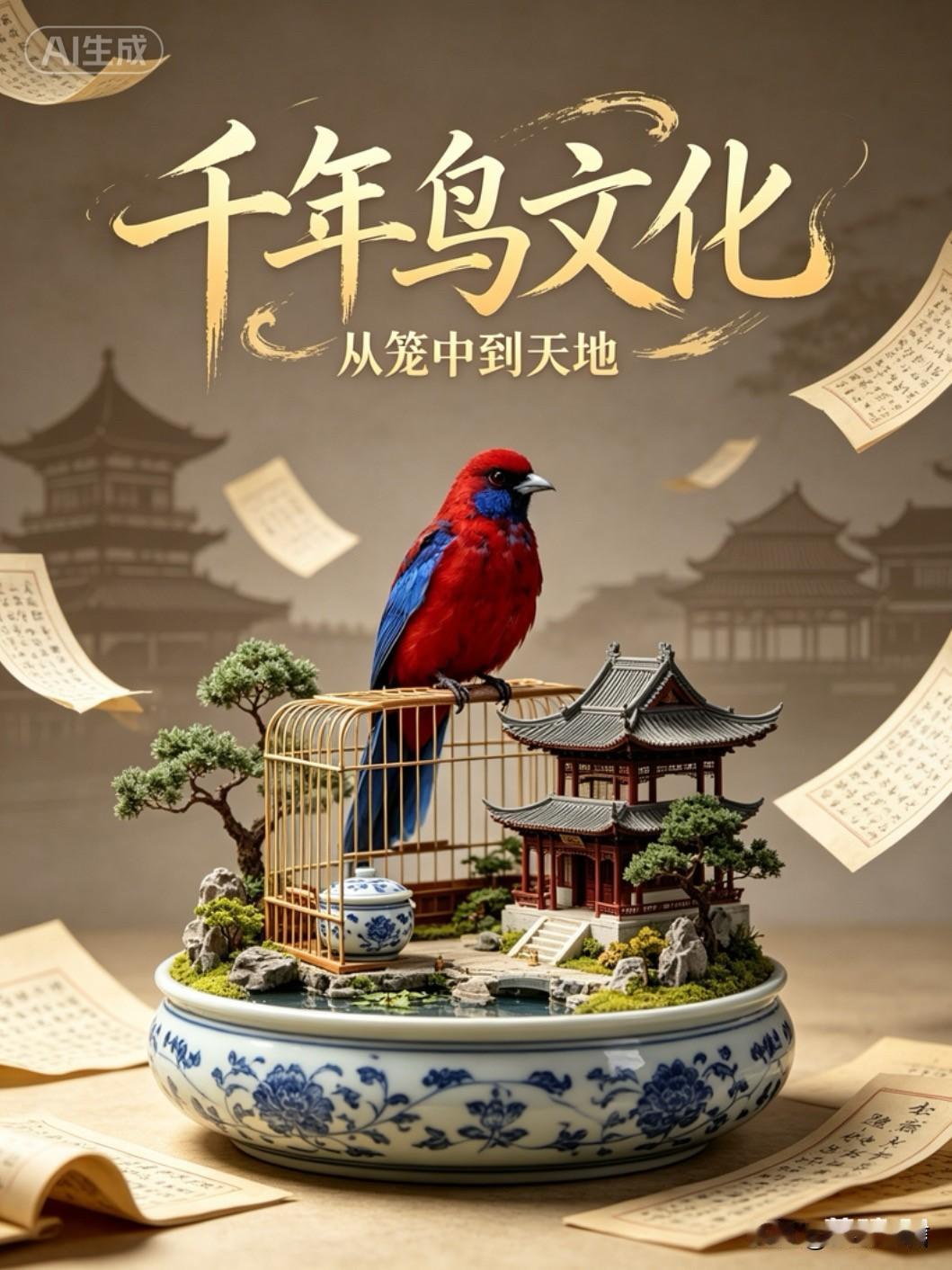 千年鸟文化，从笼中到天地