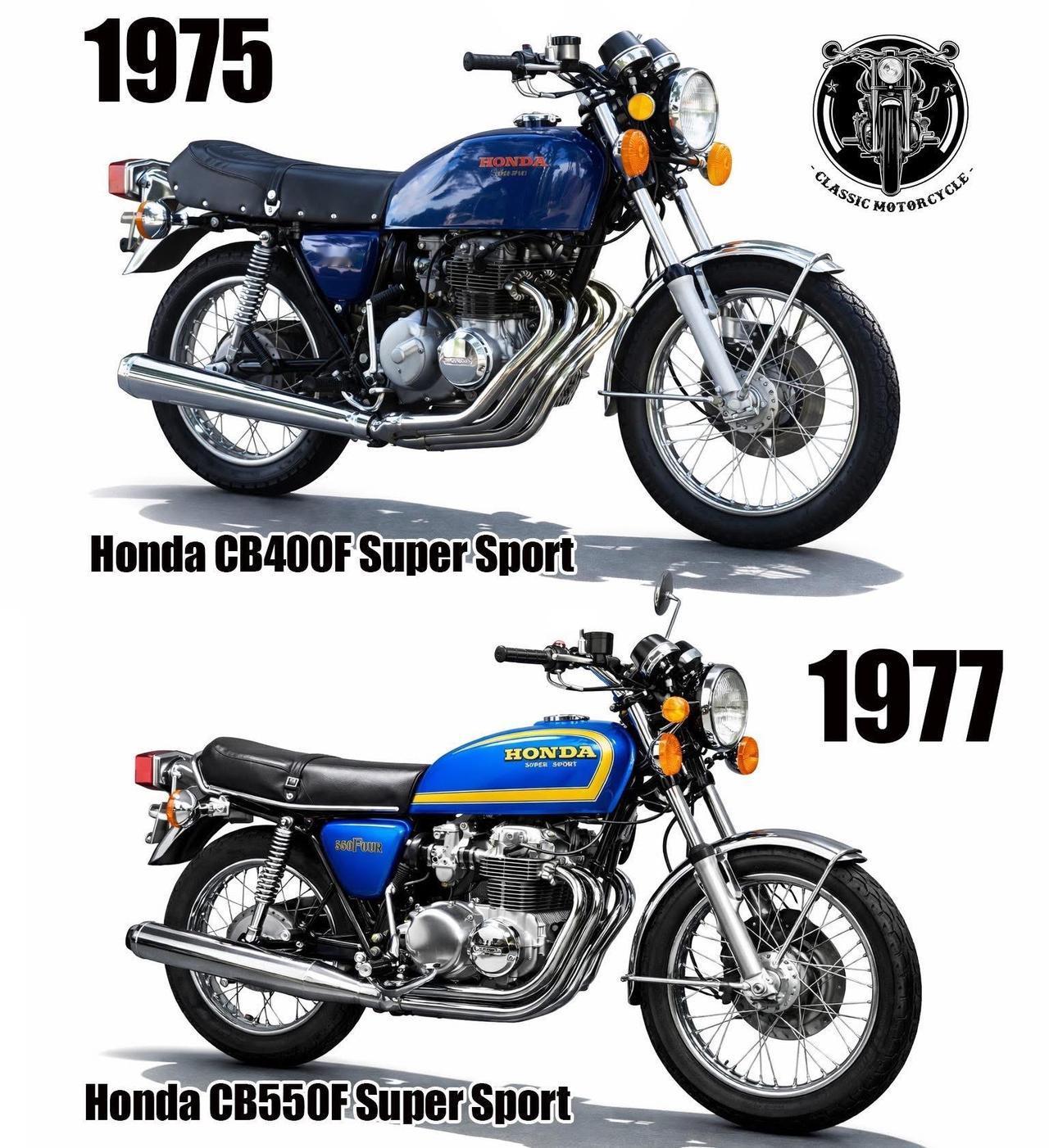 以前的本田Honda CB400F CB550F，你更喜欢哪个