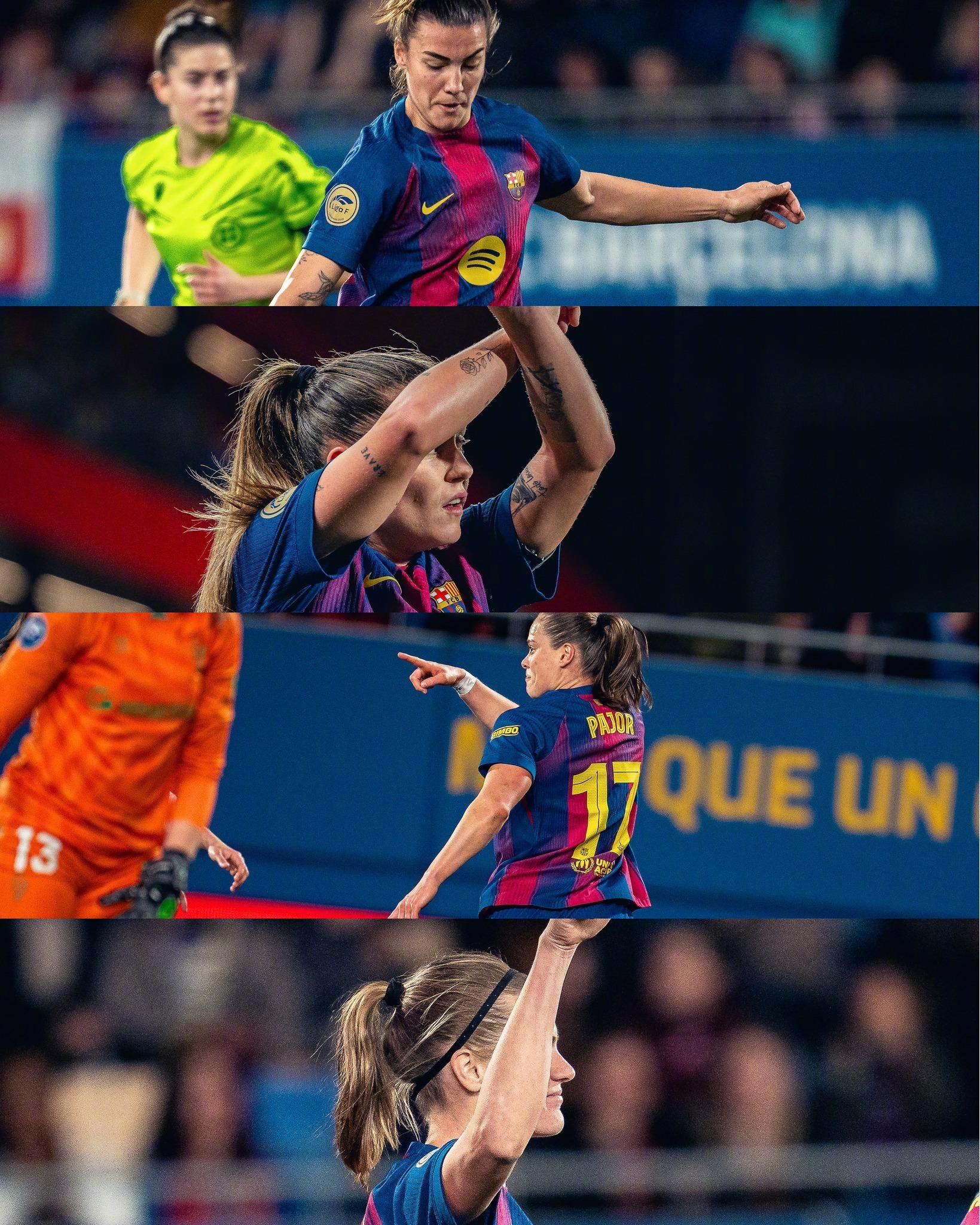 ⚽女足西甲第20轮，巴萨女足主场迎战埃瓦尔女足！帕约尔，皮娜，帕特里与帕雷德斯各