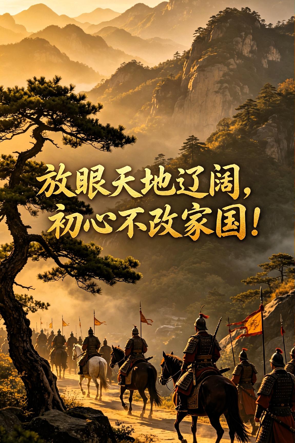 怀家国【七言律诗】
 

 
极目穹苍六合悠，襟怀恒念九州丘。

群峰遥接云天阔