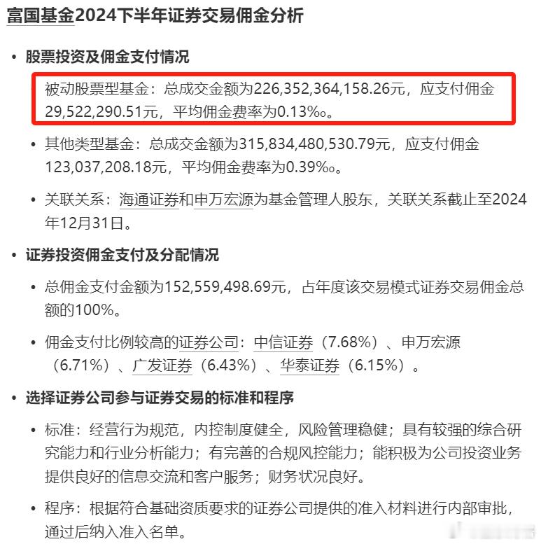 公募指数的佣金已经到万1.3了，主动还是万3.9这真的是给投资者省了很多钱。 ​