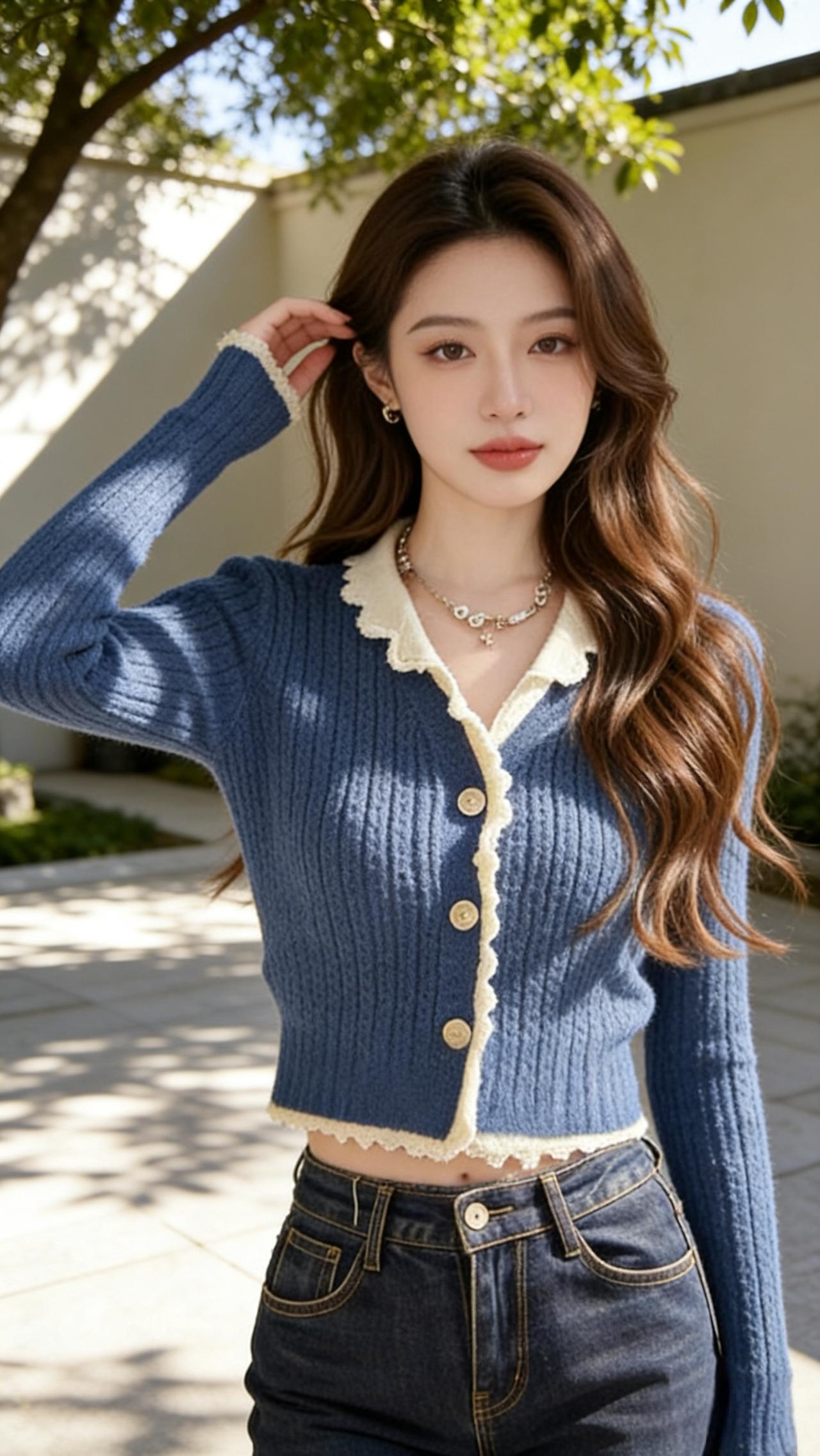 针织衫穿搭技巧轻松摆脱路人感冬日气质穿搭还得看我好看的衣服不分年龄冬季出游穿搭思