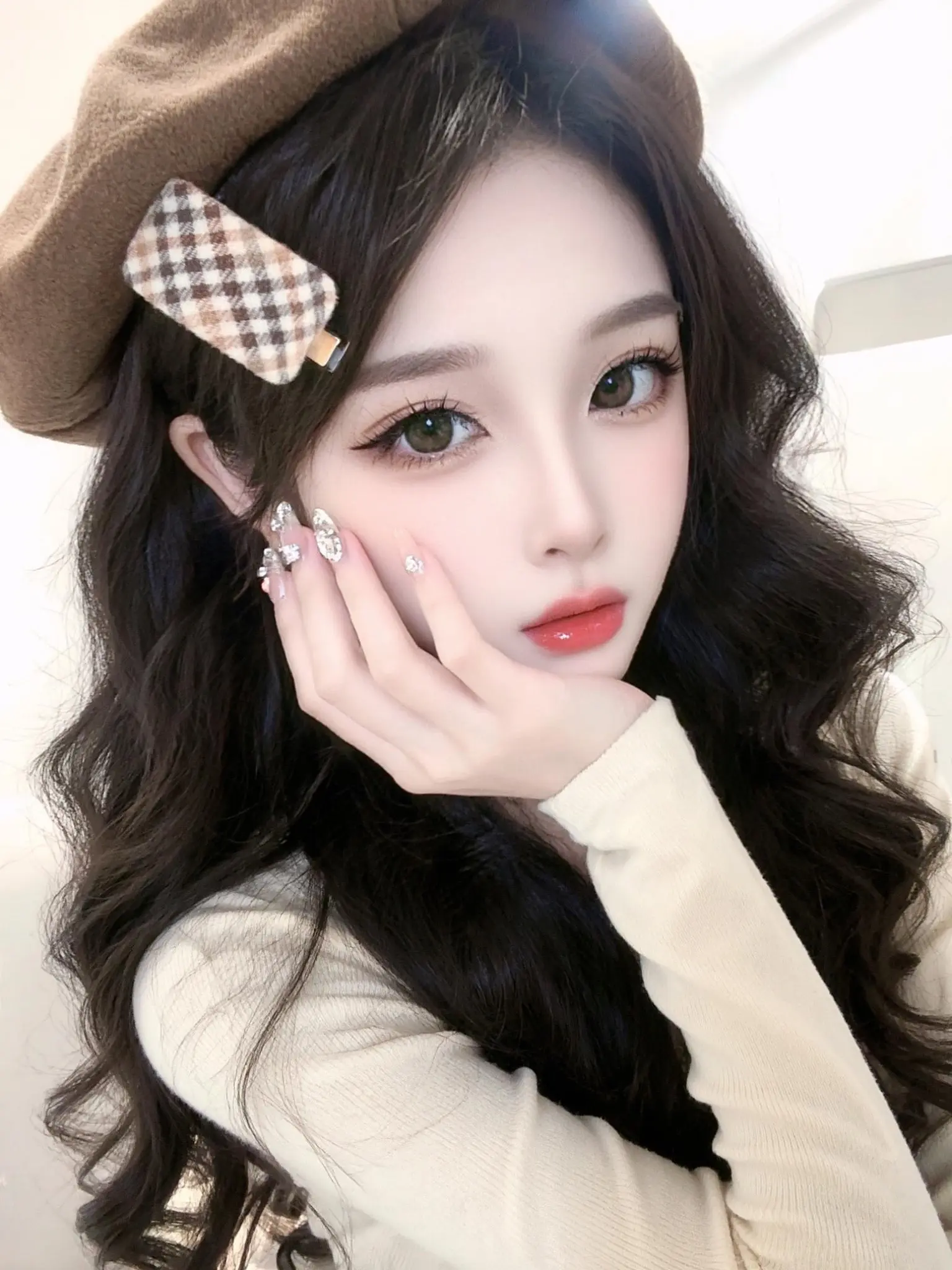 美女 真人头像 我又心动了 高级感 心动的感觉