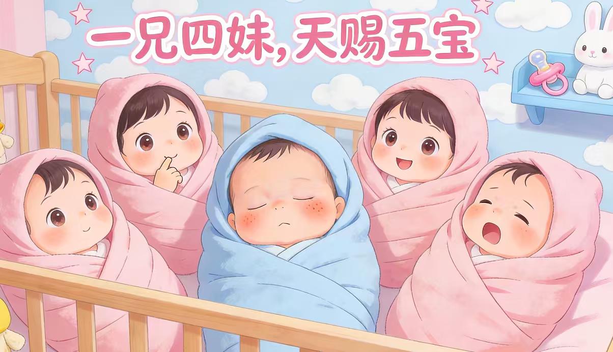 六千万分之一的奇迹！24岁新疆妈妈在汉诞下“一兄四妹”五胞胎，20余位医护接力守