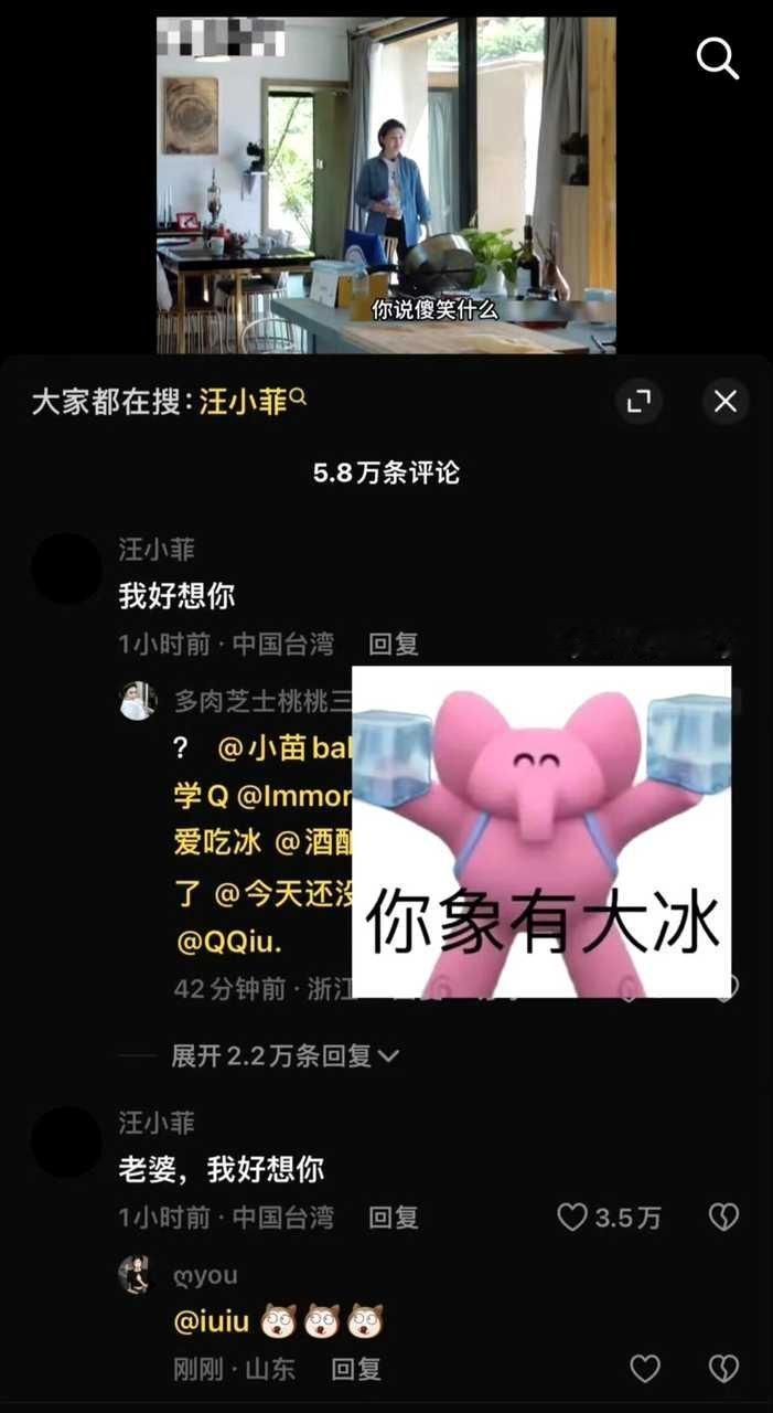 前任： 汪小菲评论大S老婆我好想你 现任： 具俊晔将手抱骨灰带大S回台湾 网络：