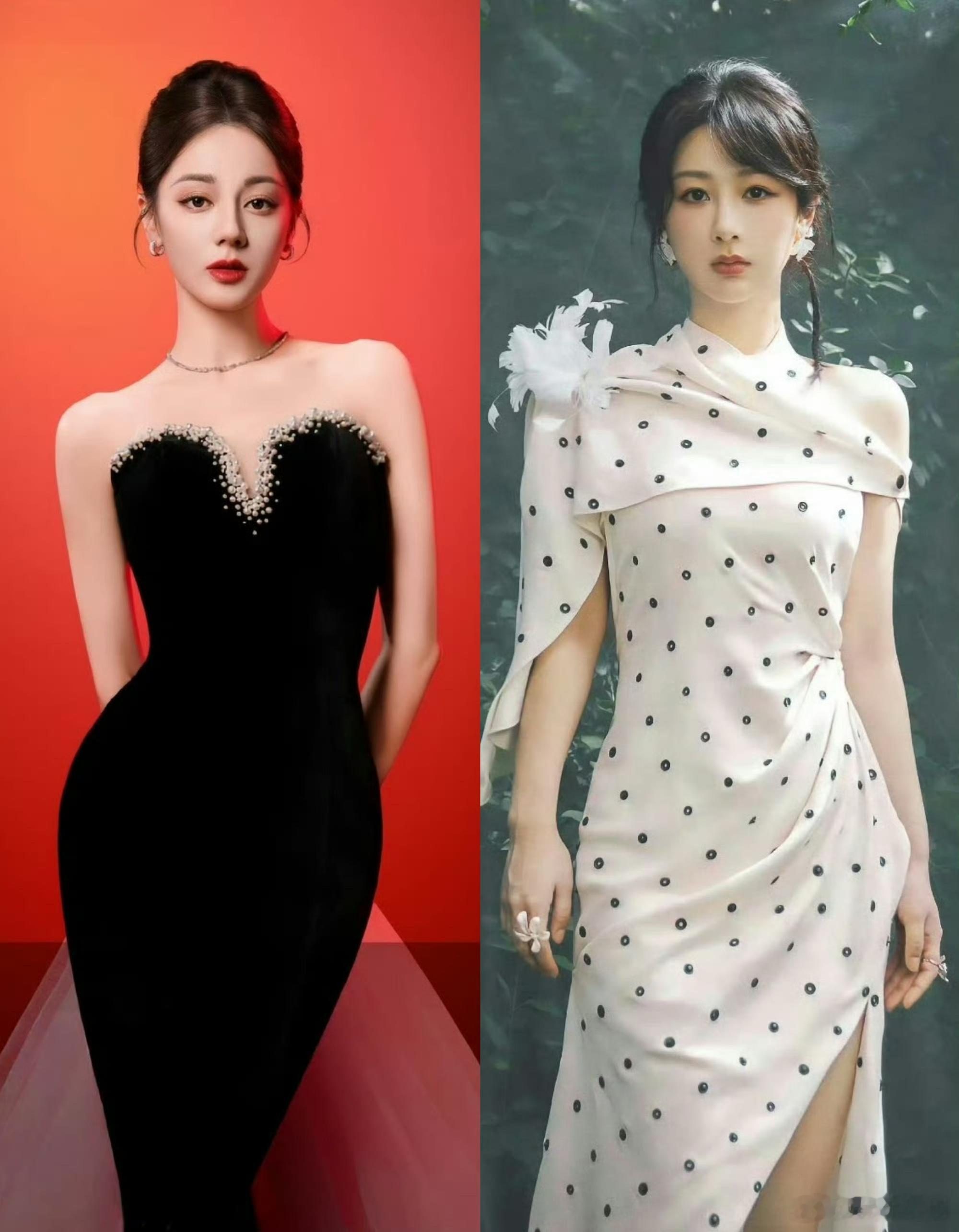 明明是同样的拍照姿势，怎么杨紫就和迪丽热巴的差距这么大呀？ ​​​