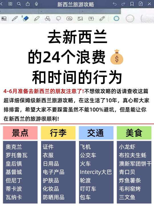 去新西兰不想上当踩雷，这篇攻略你一定要看