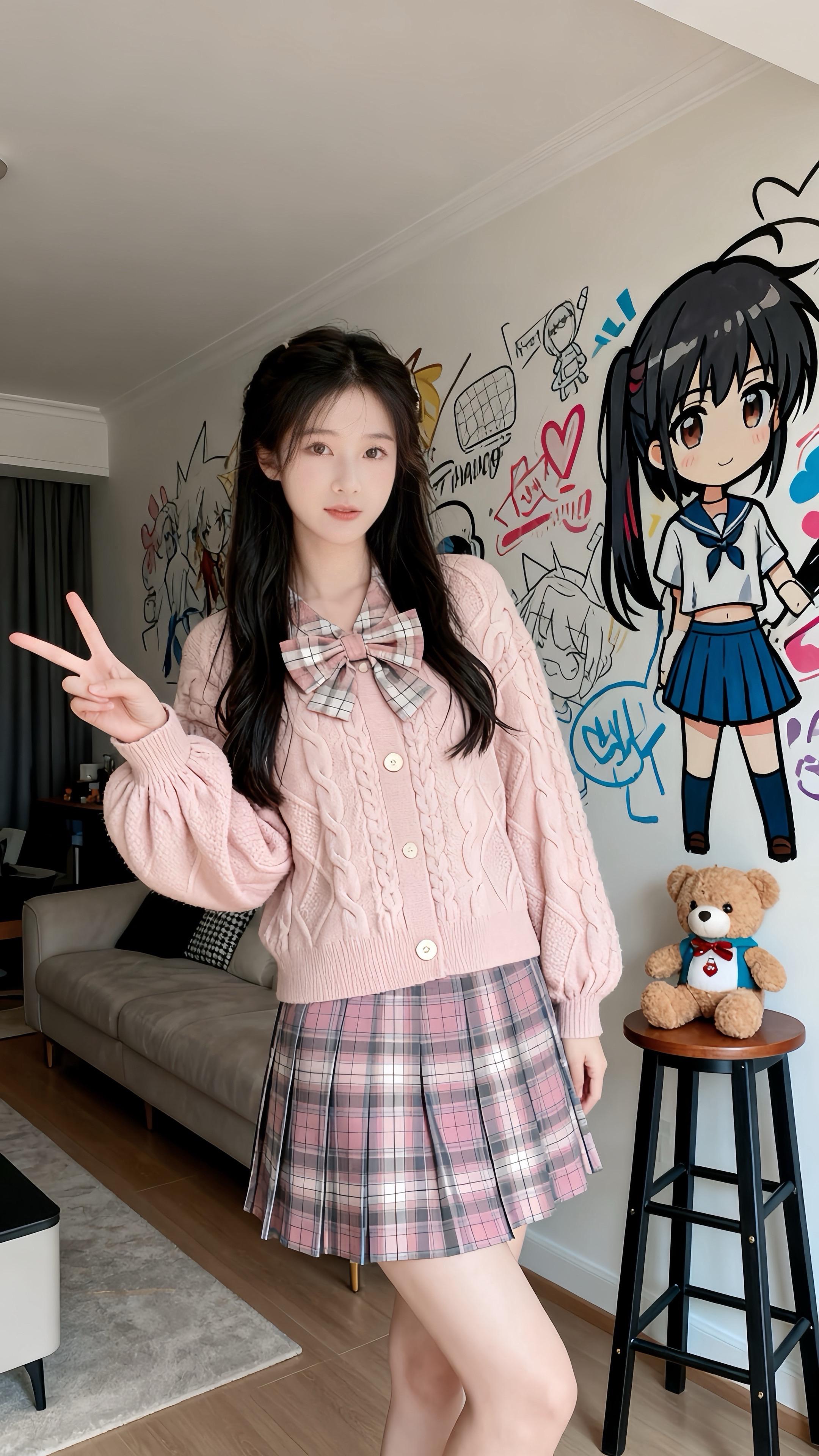 🎀    休息了，作品教学3张。