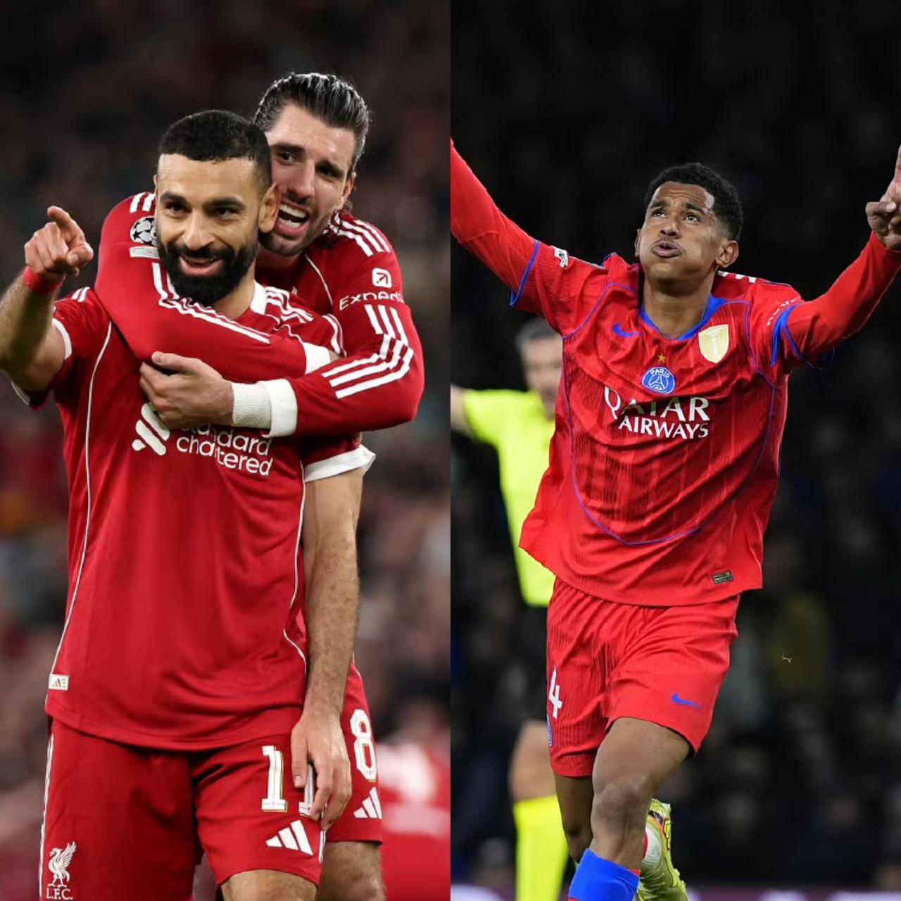 欧冠一夜八强全部诞生！

利物浦VS巴黎圣日耳曼，
皇马PK拜仁，
巴萨VS马竞