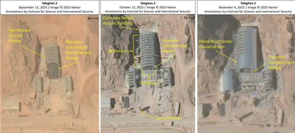伊朗高度机密的“塔利坎-2”基地正在迅速重建和扩建。该基地曾于1999年至200