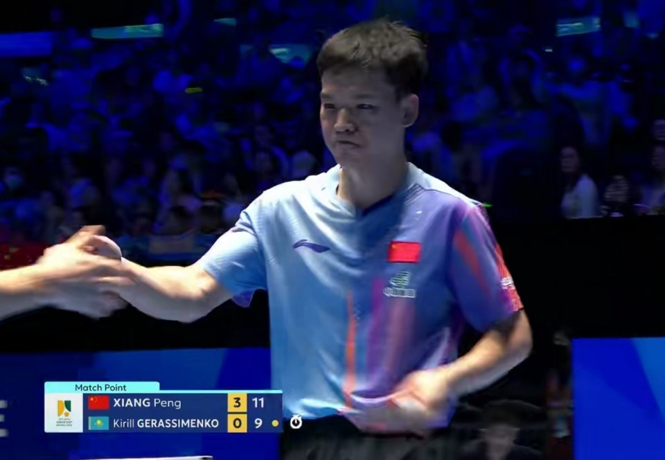 向鹏3比0格拉斯门科向鹏亚洲杯两连胜🏓 亚洲杯两连胜稳了！向鹏3-0格拉斯门科