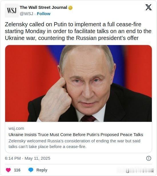 ▶ Zelensky called on Putin to implement 
