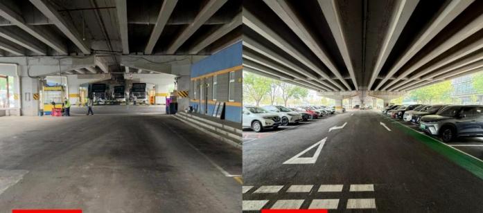 【北京西苑桥下将进一步扩大停车范围】海淀区桥下空间涉及三环、四环、五环、联络线及