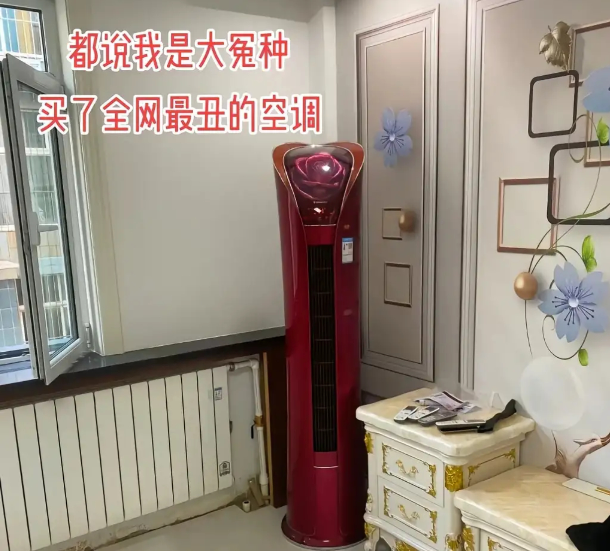 花开富贵，这款空调真的跟个棺材似的[doge] ​​​