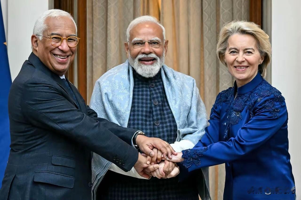 趁着印度的阅兵期间，欧盟与印度初步达成数十年未能达成的经贸协议。客观的说，这对欧