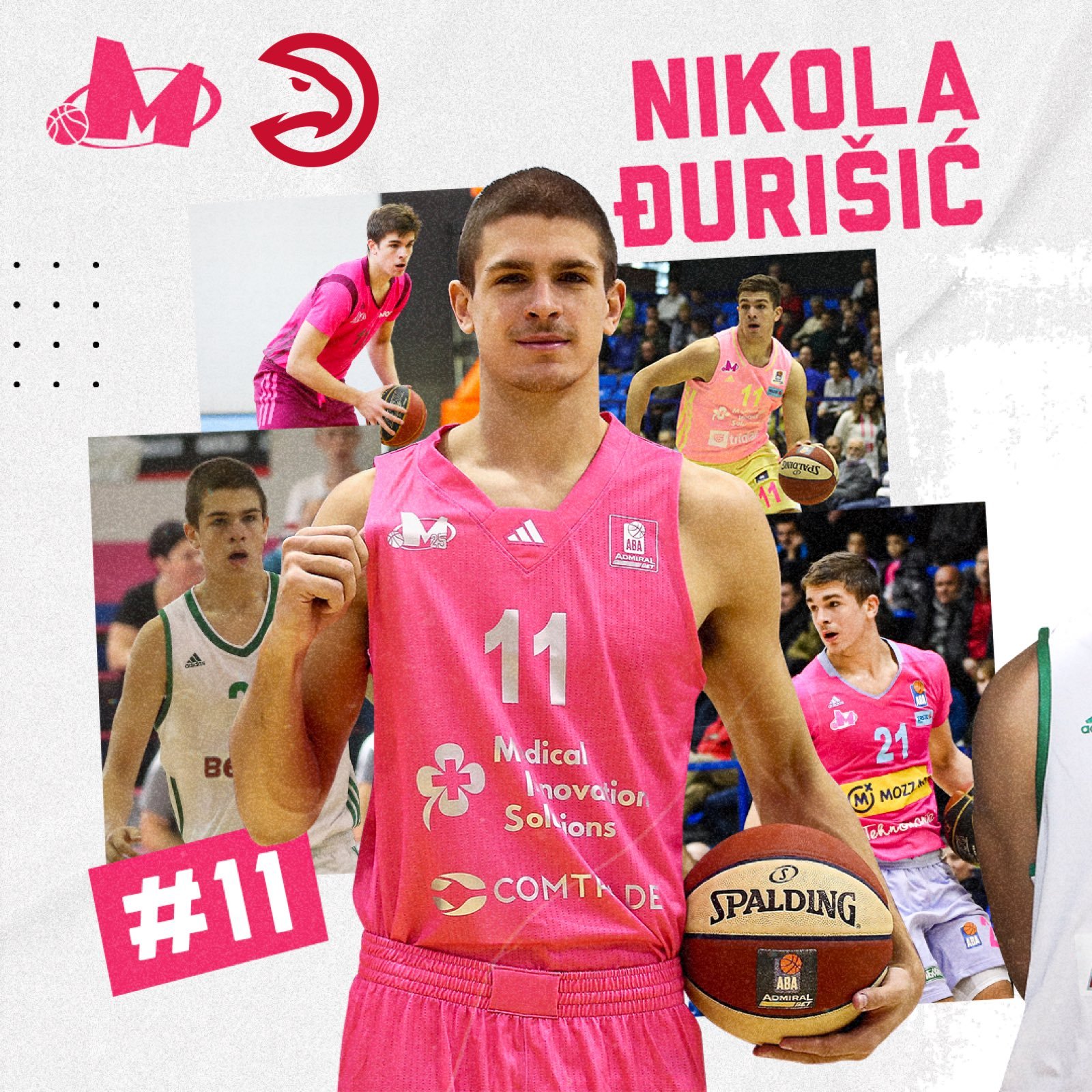 Mega祝贺Nikola Djurisic与老鹰签下合同chinahawks ｜