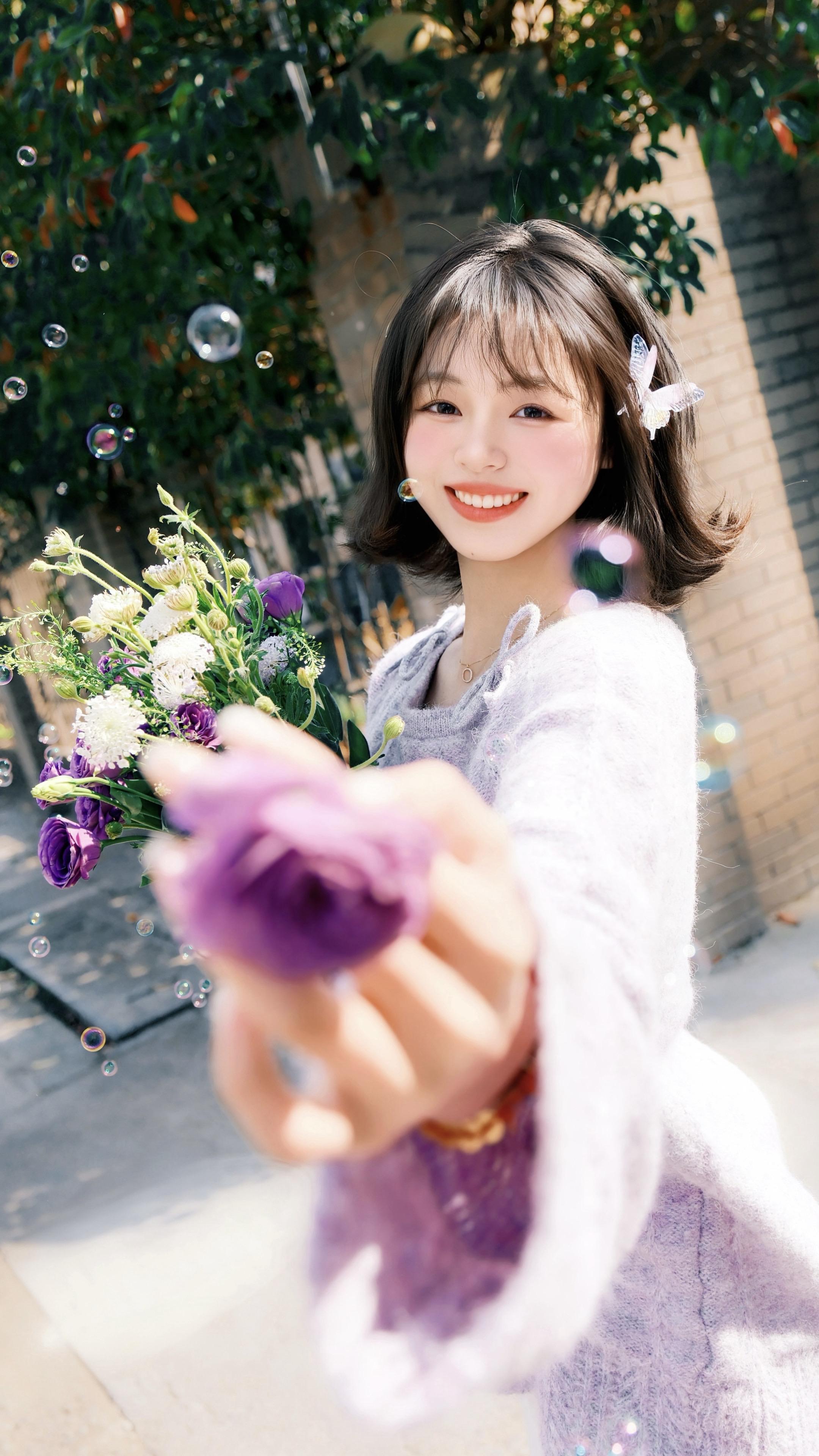 这就是比美照更有杀伤力的照片吗？💜。🌟富士机内参数 滤镜：NC 白...
