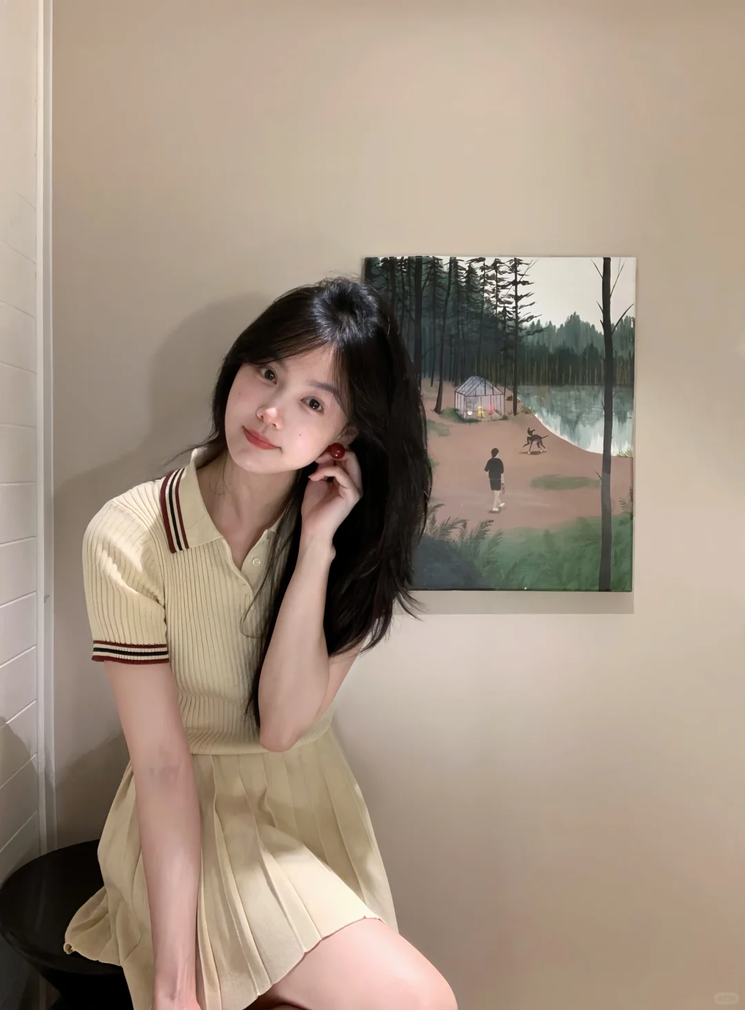 丙烯画•悠闲一夏