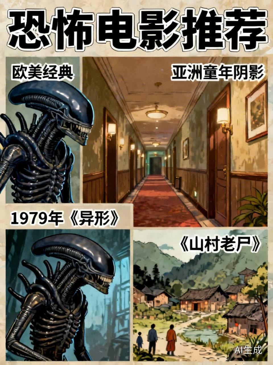 最近翻完reddit恐怖板块刚出的第六届十年票选TOP100名单，挖到好多压箱底