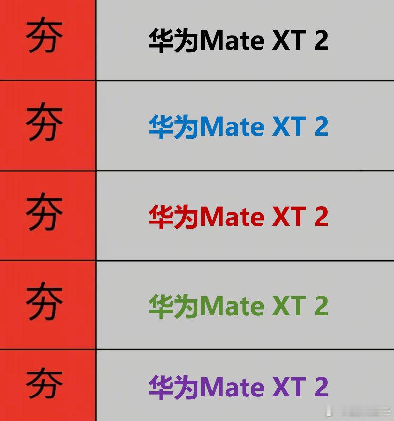 华为MateXT2正式官宣非凡大师的质感一直在线，HUAWEI Mate XT 