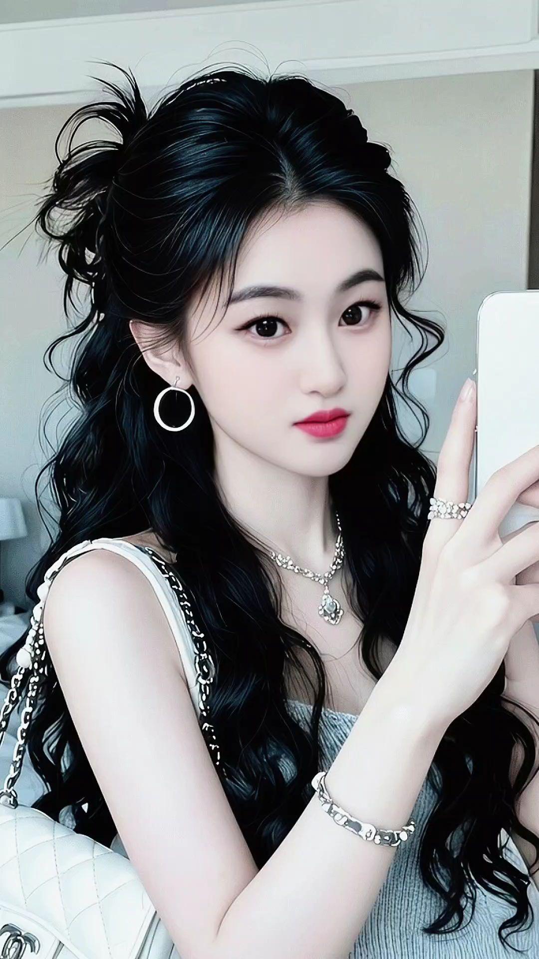 今日份美貌营业 精致妆容 我的自拍氛围感 清冷自拍 温柔风