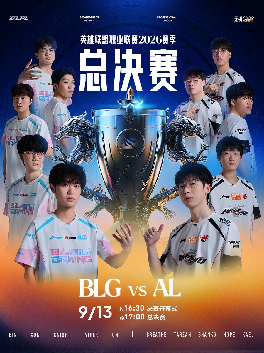 英雄联盟[超话]LPL总决赛比分预测AL和BLG争LPL银龙杯 ​​​银龙杯争夺