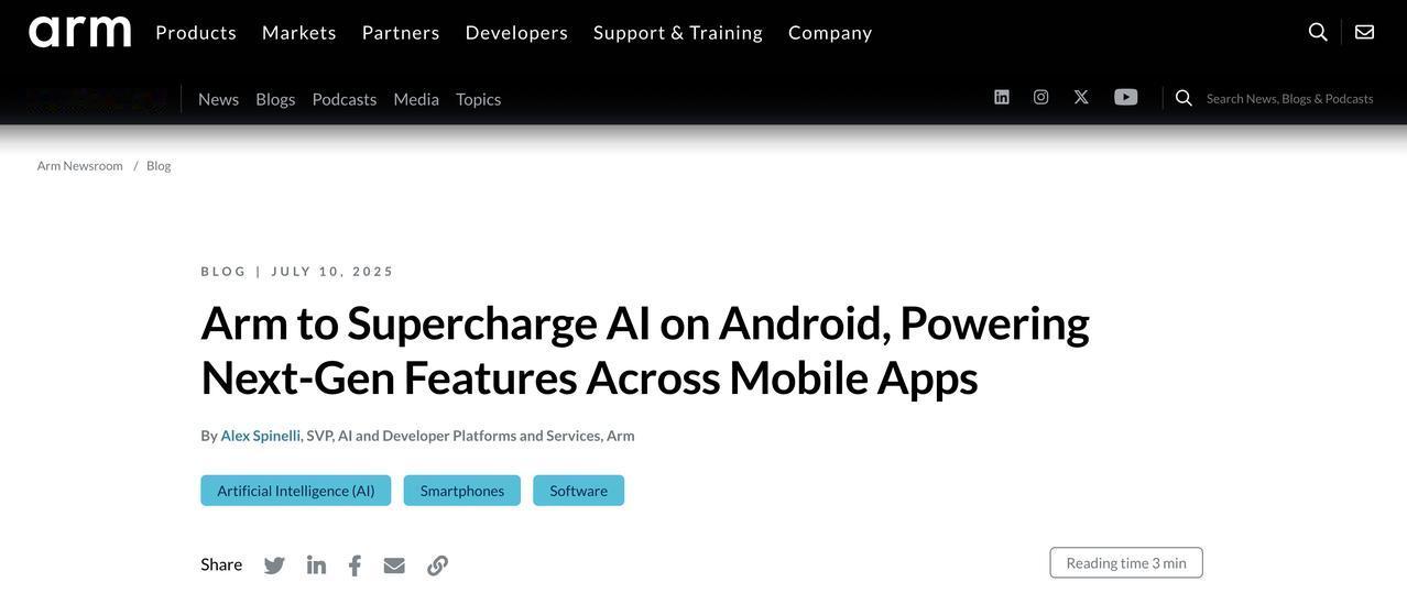 Arm 推出 SME2 指令集加速，Android 手机 AI 能力速增 6 倍