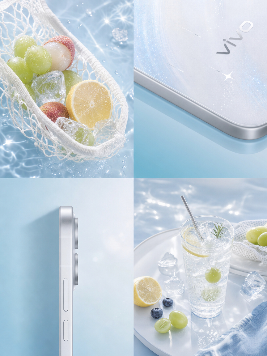 vivo S60终于要来了吗！这回的配色真的太夏日了太梦幻了波光粼粼海边的感觉