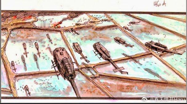 迪安·塔沃拉里斯为《现代启示录》制作的故事板他于4月22日去世，享年94岁。他与