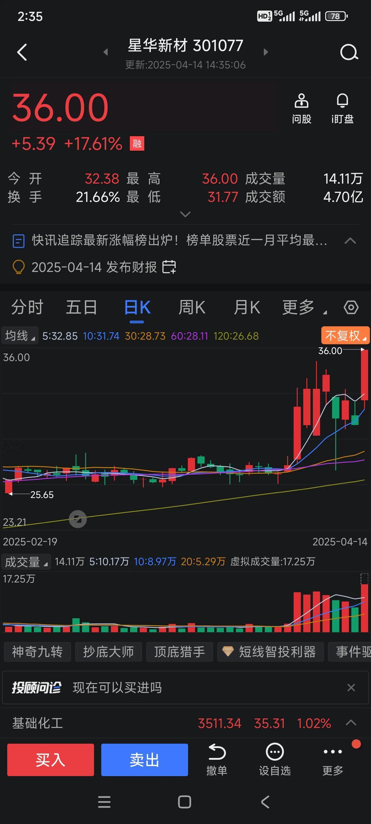星华新材强势涨停！今日买入赚翻天！💰📈