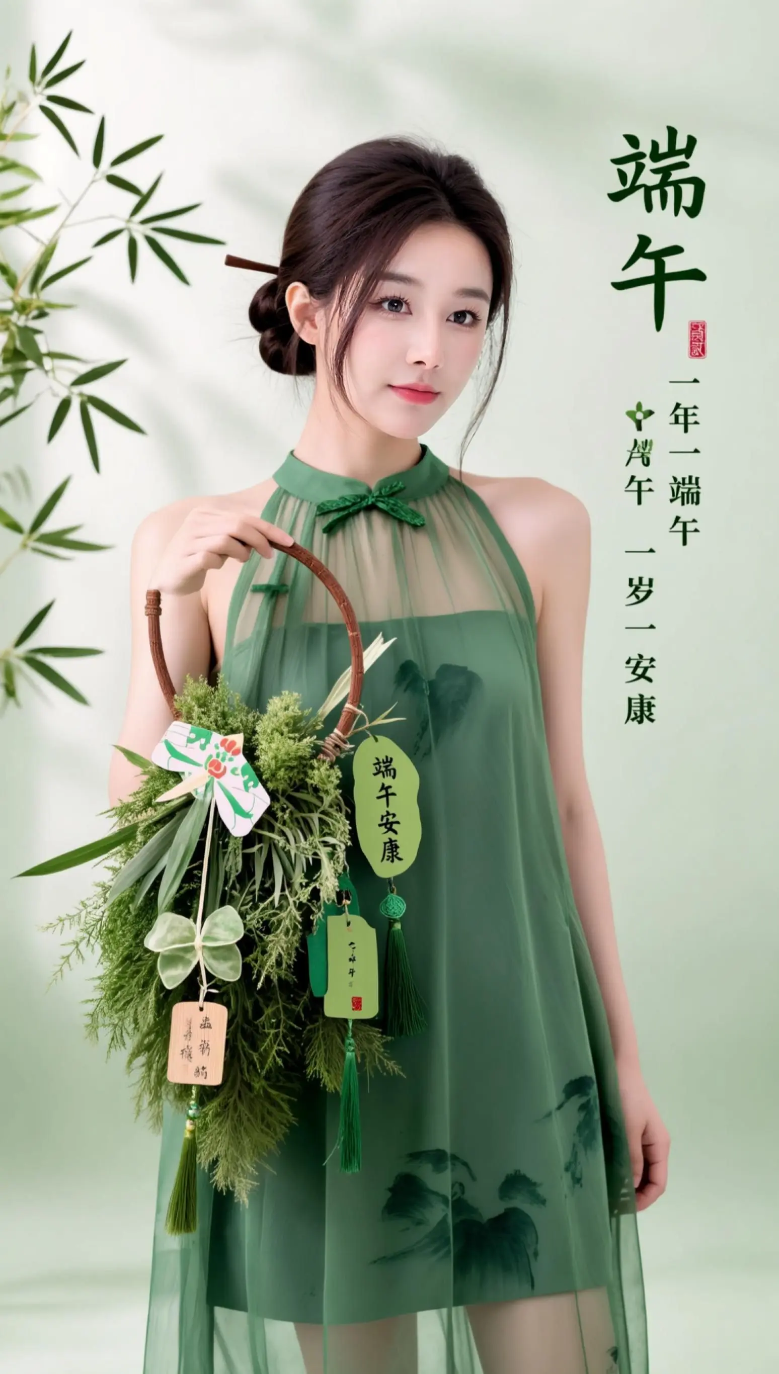 AI端午清新写真 ai创作