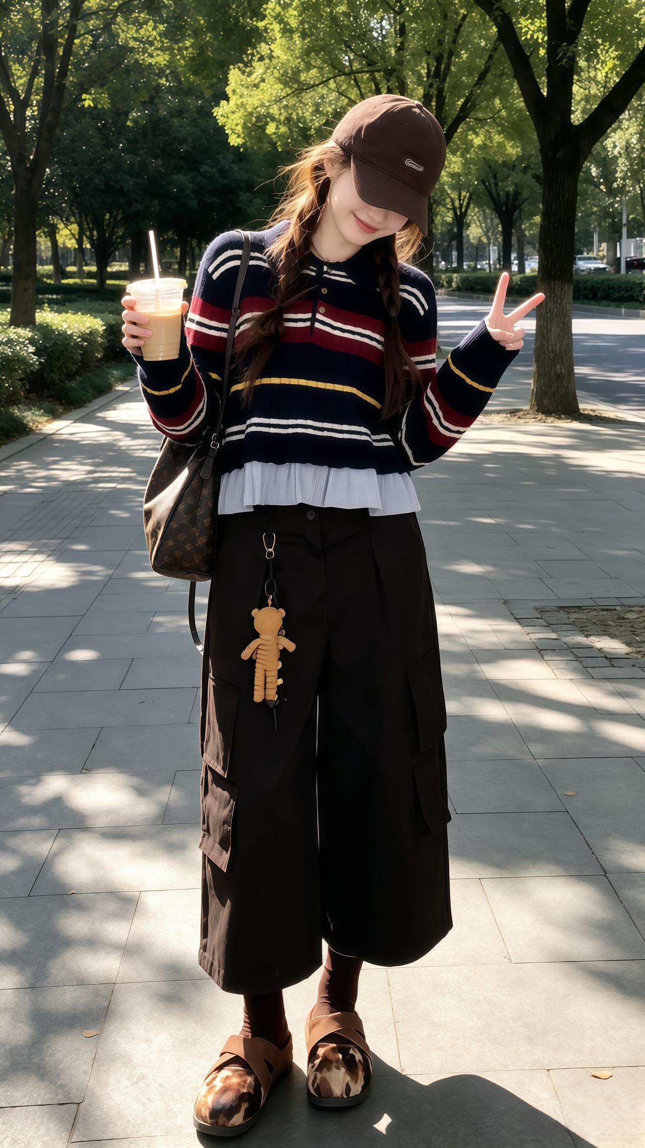 ootd穿搭女生 初秋ootd 日常穿搭自由 韩系穿搭 时尚减龄穿搭