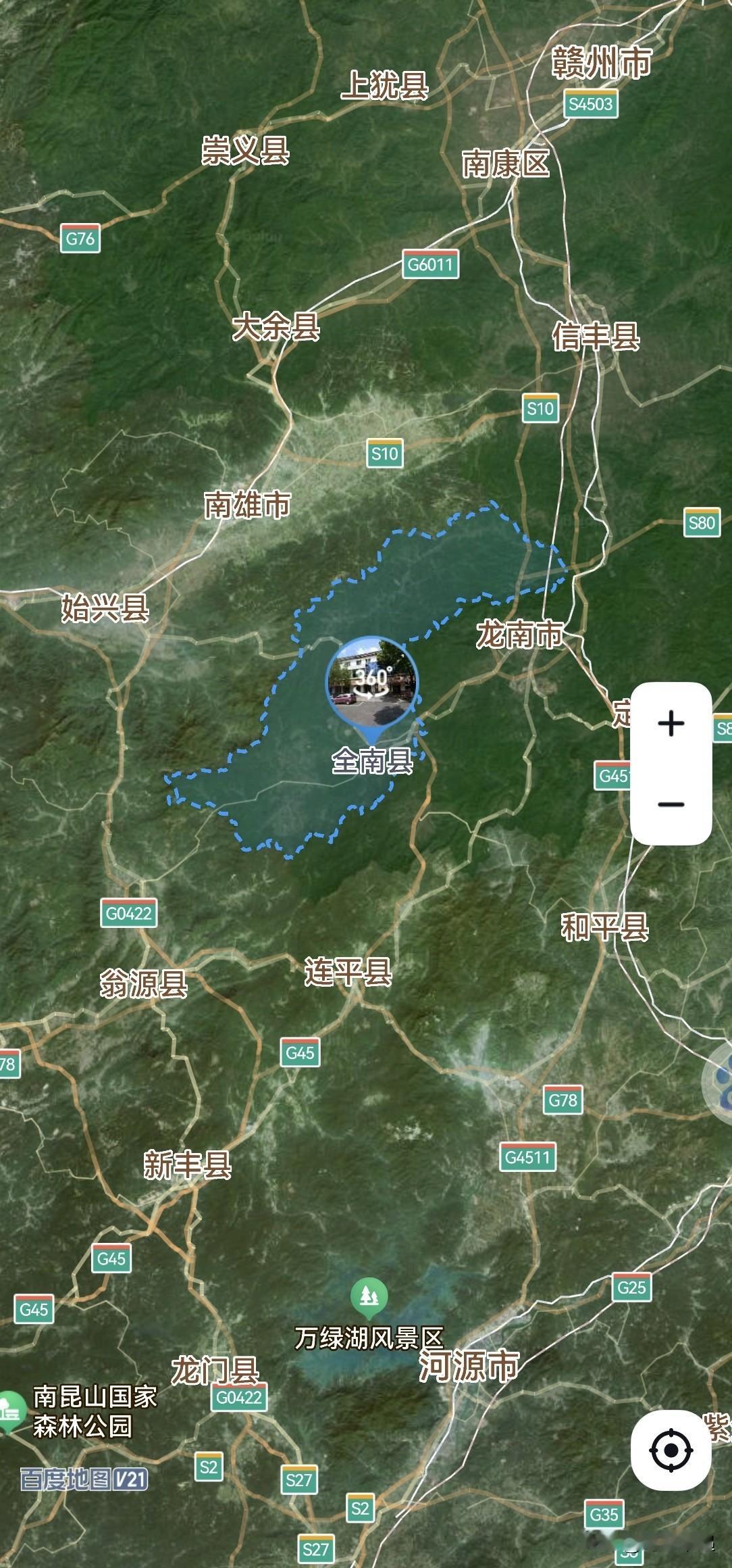 赣州，从城管1到全南县2是拔提用重吗？
全南县，总面积1535平方公里，占赣州（