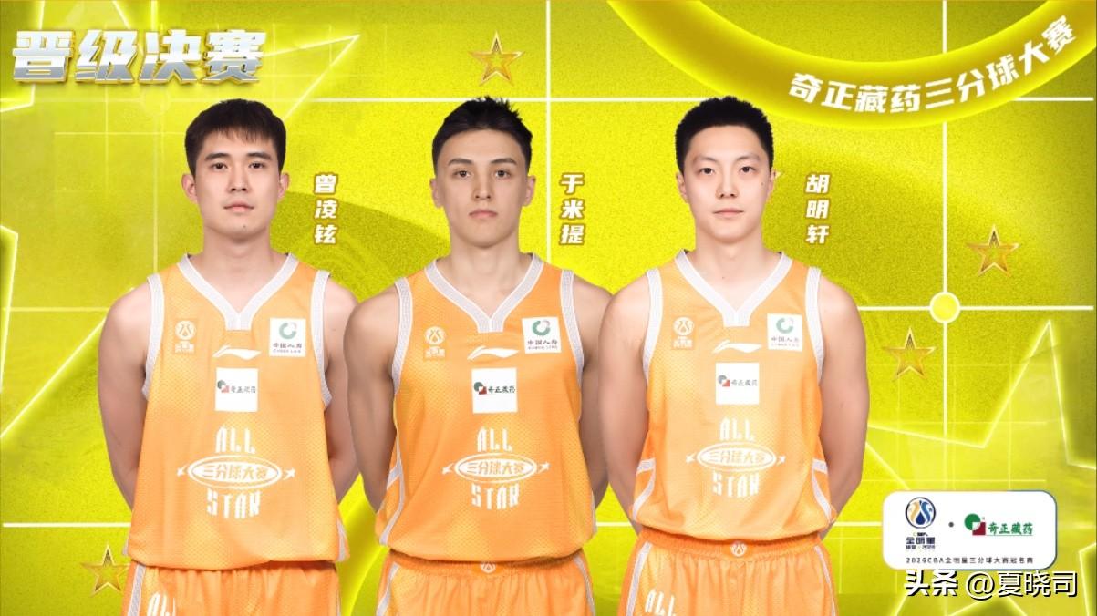 CBA全明星赛，决赛阶段晋级人员！单项没有山东元素了。