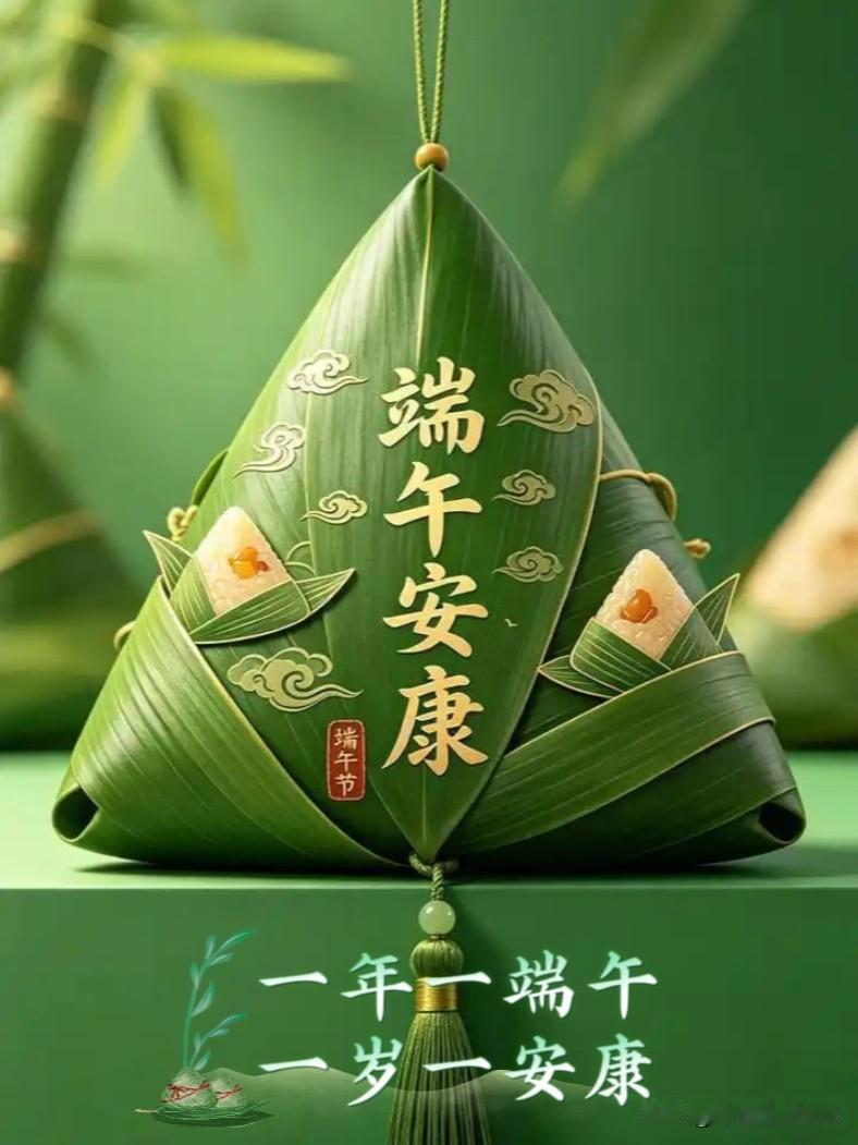 今天端午节，古人将岁岁安康的心愿融进代代相传的习俗里。在此送上我最真挚的祝福：不