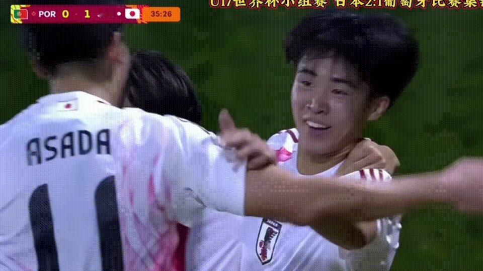 世界U17足球世界杯～日本2:1葡萄牙

中国U17国足在今年4月份的U17亚洲