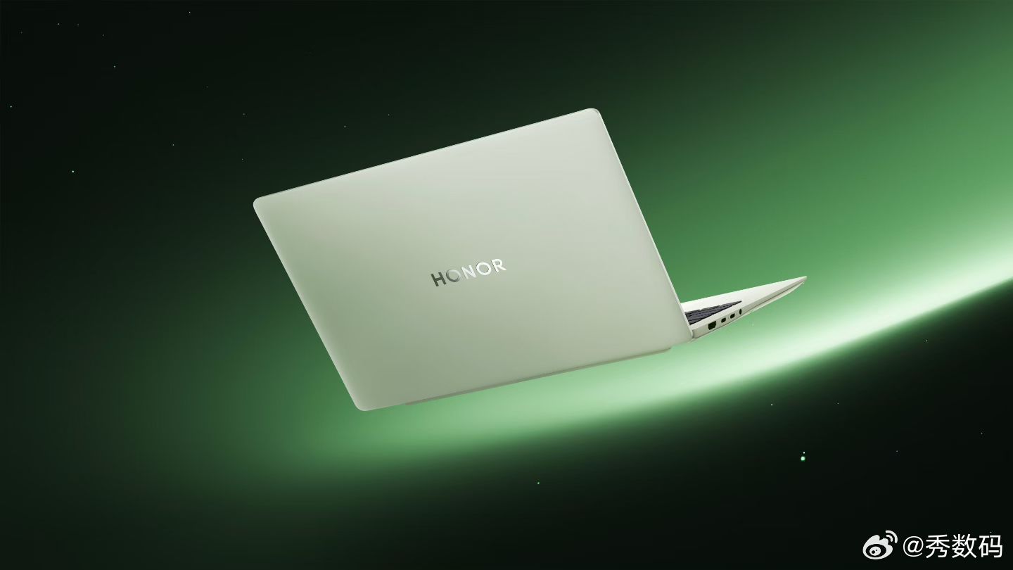 荣耀MagicBook Pro 14有消息了，有三个配色：「月光白」、「青瓷绿」