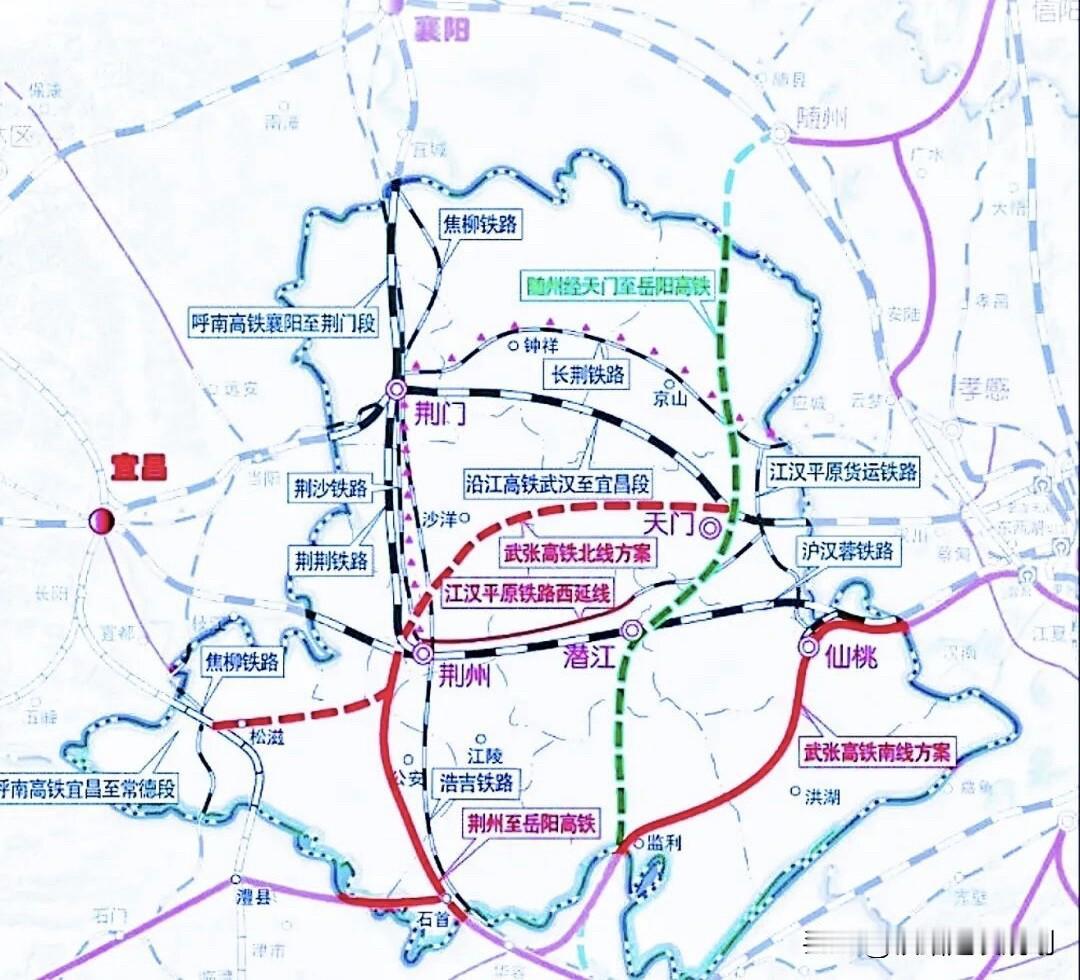 当前，江汉平原“三横”高铁（沿江高铁、汉宜铁路等）已基本成型，但南北向通道仍是短