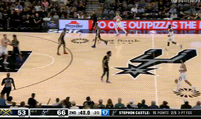 马刺半场领先掘金16分，文班都轮休了掘金vs马刺