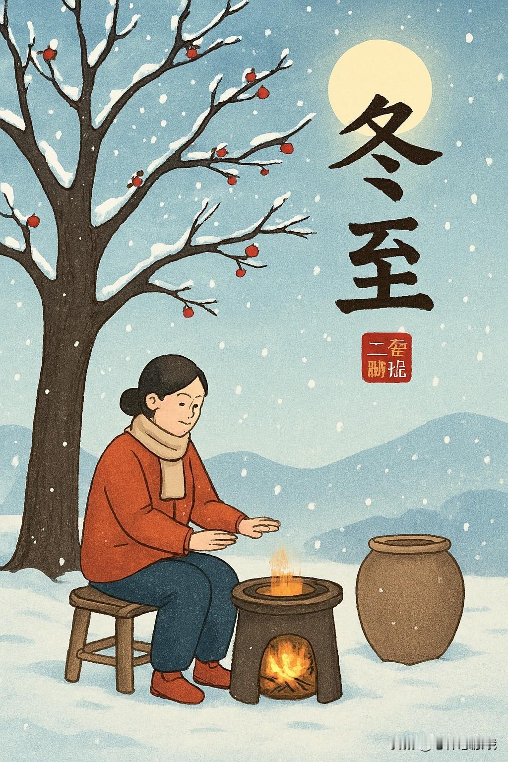 冬至的传说
冬至这一天昼最短夜最长
但是好像对于我们早起的牛马
我们感觉不到夜有