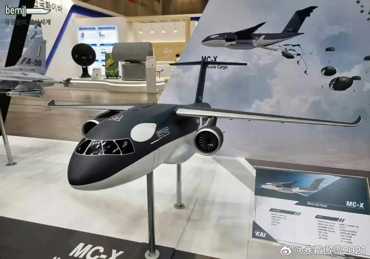 每天认识一件兵器 下马的Y20的迷你版运输教练机模型➡️图1动力为两台D30KP