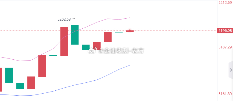 黄金参考现价：5197空，防守5203，目标看百点 