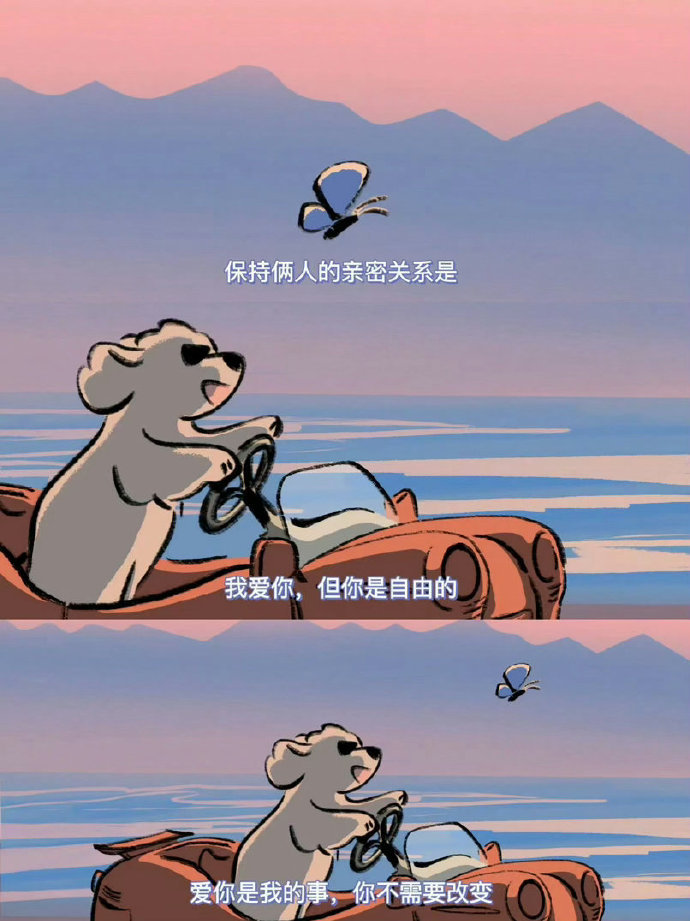 亲密关系的微妙哲学爱自己是前提： 一个内核稳定的人，才能给予对方稳定的安全感。接
