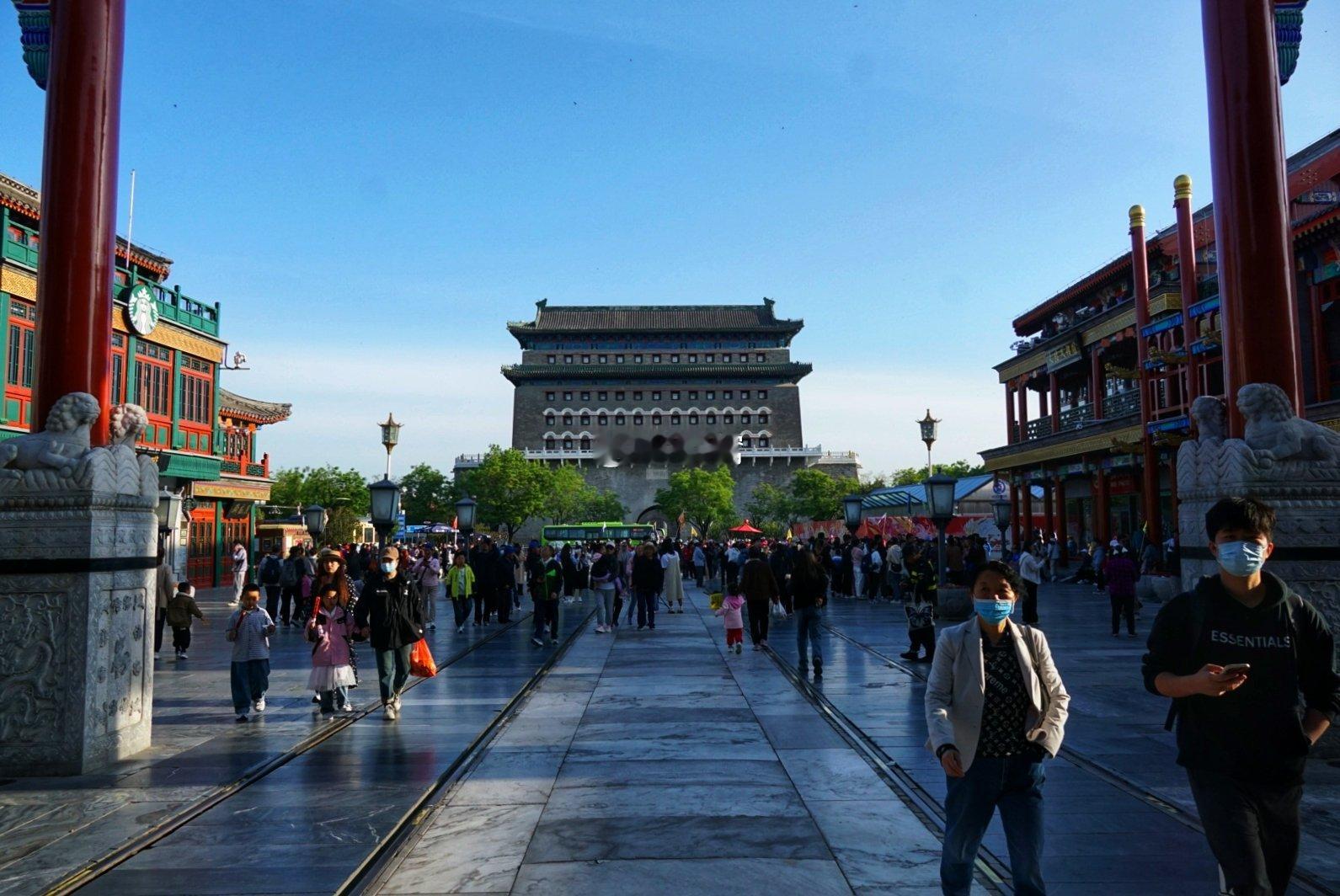 清晨的北京前门大街 摄影​​​
