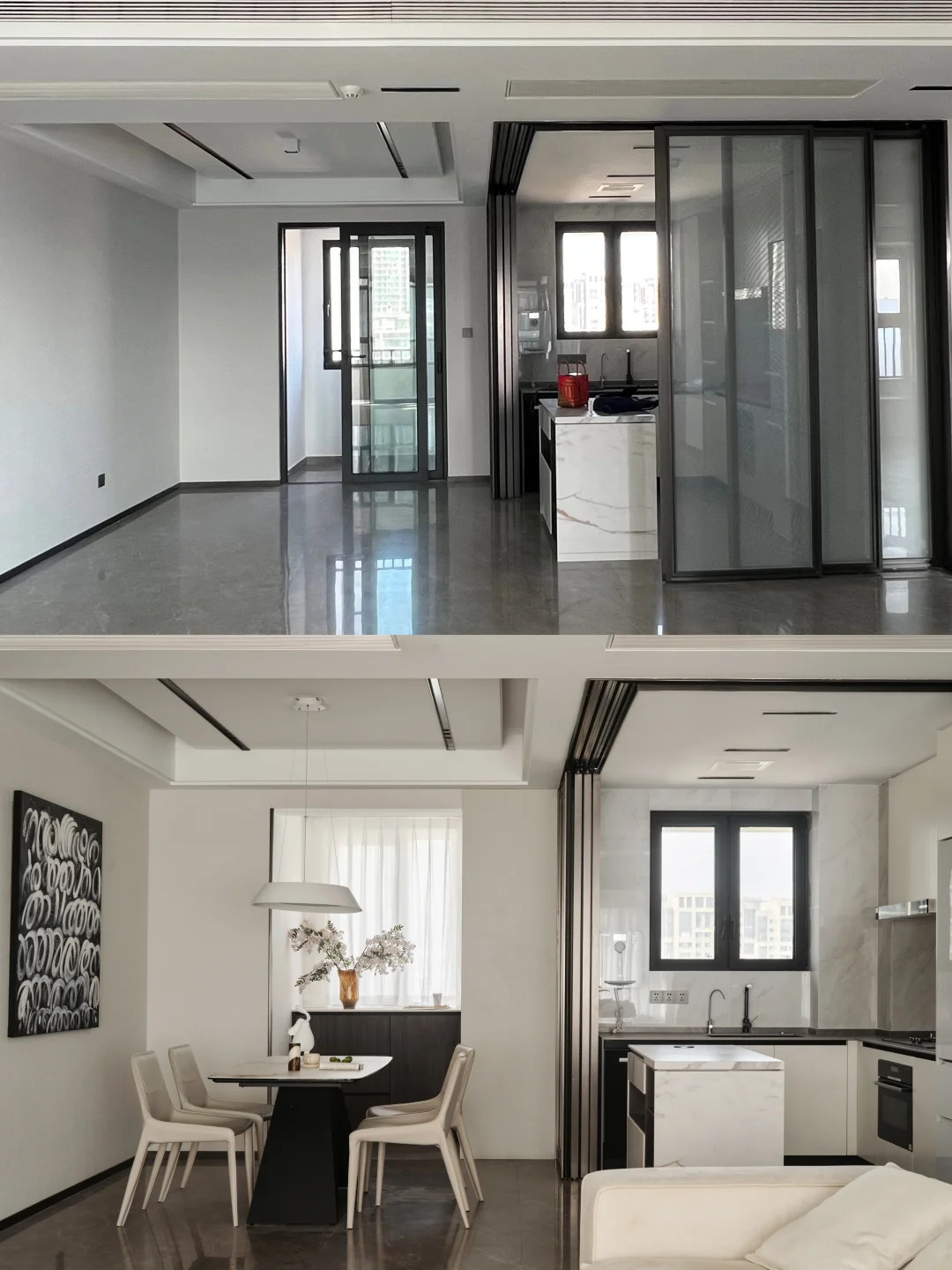 深业南湾上府｜鸡肋北阳台变餐边柜+水吧！