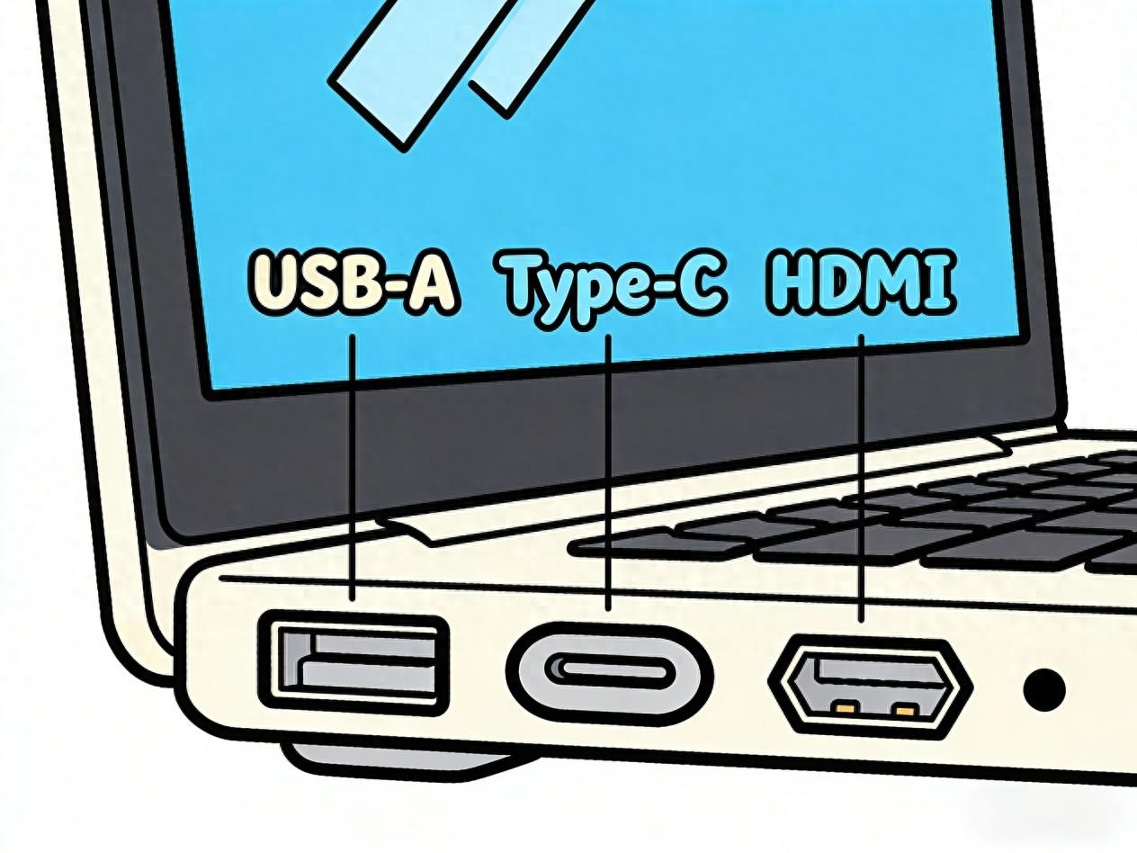 USB-A、Type-C、HDMI，筆記本常見接口解析，買對也別用錯