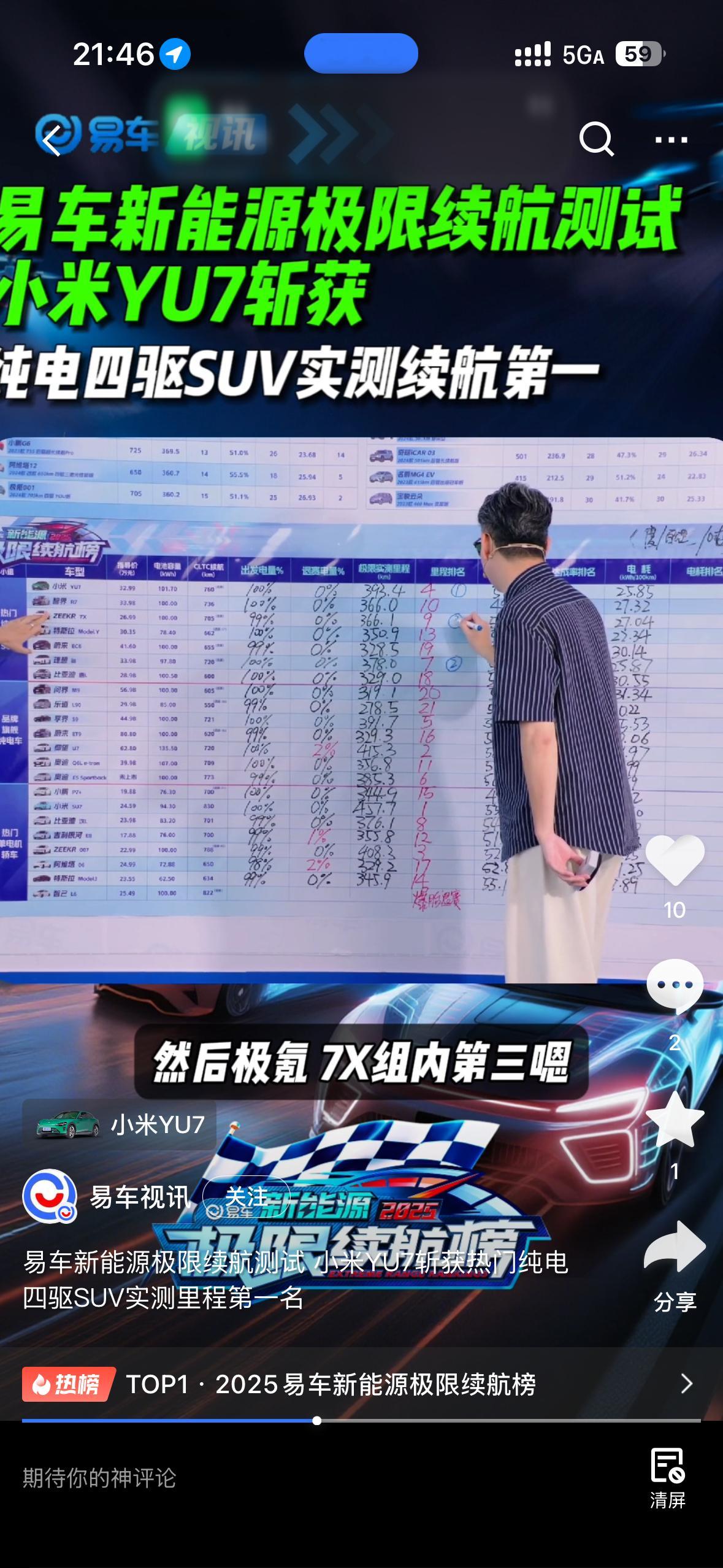 小米su7续航是真牛逼特斯拉model 3 62.5 345.9km 牛逼不牛逼