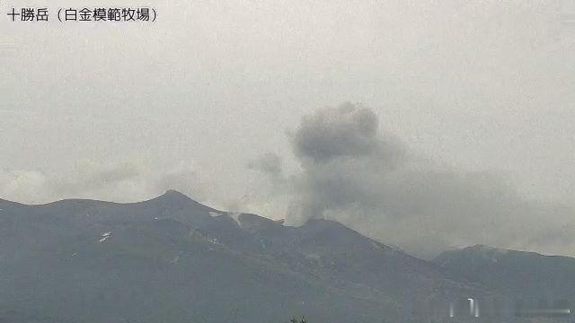 北海道十胜岳时隔22年再次喷发！火山震颤持续45秒，灰色烟柱冲上200米海外新鲜