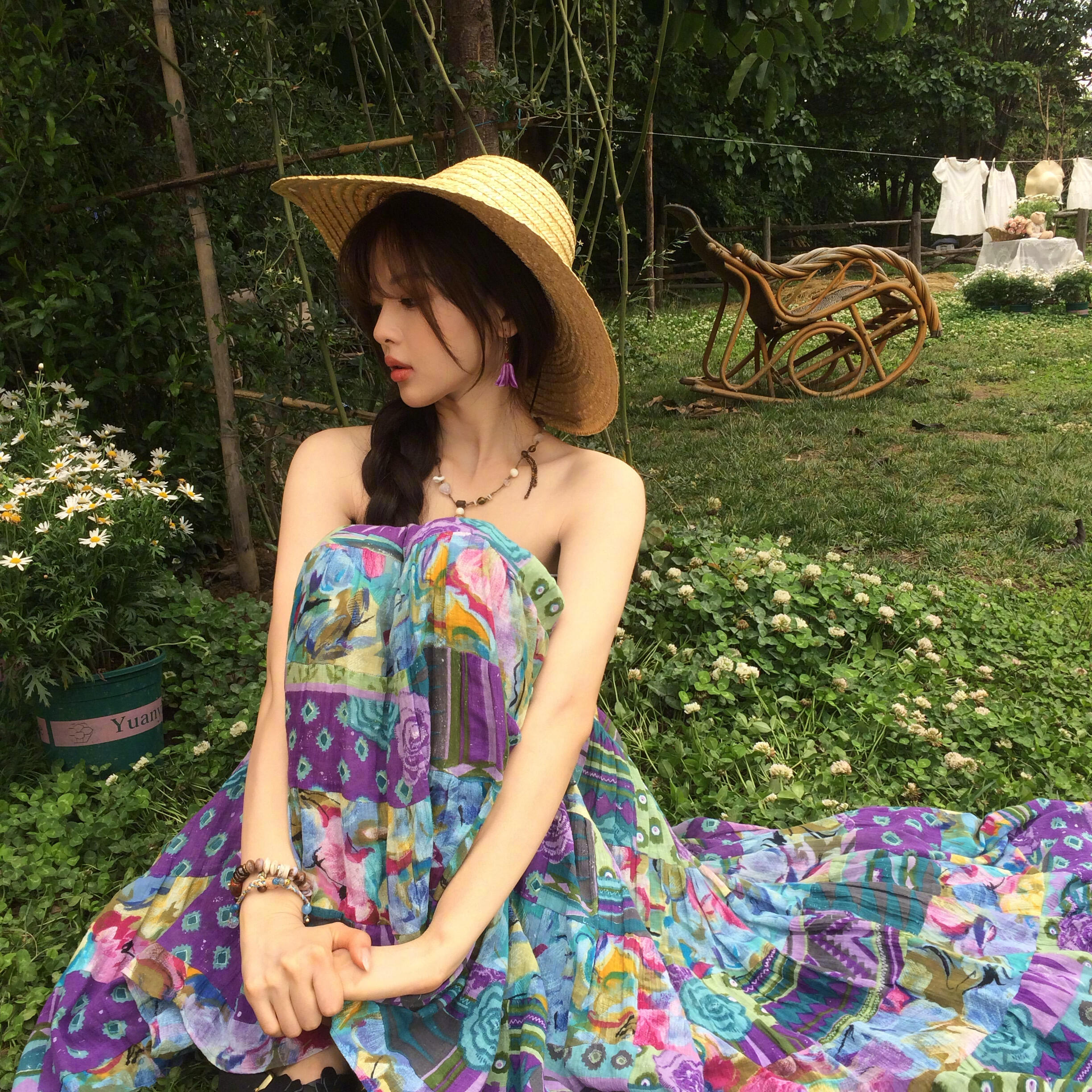 #咪咕星鲜事##杨超越晒豆荚娃娃#好美好甜，完全是古早女主的味道。超越就是这样又