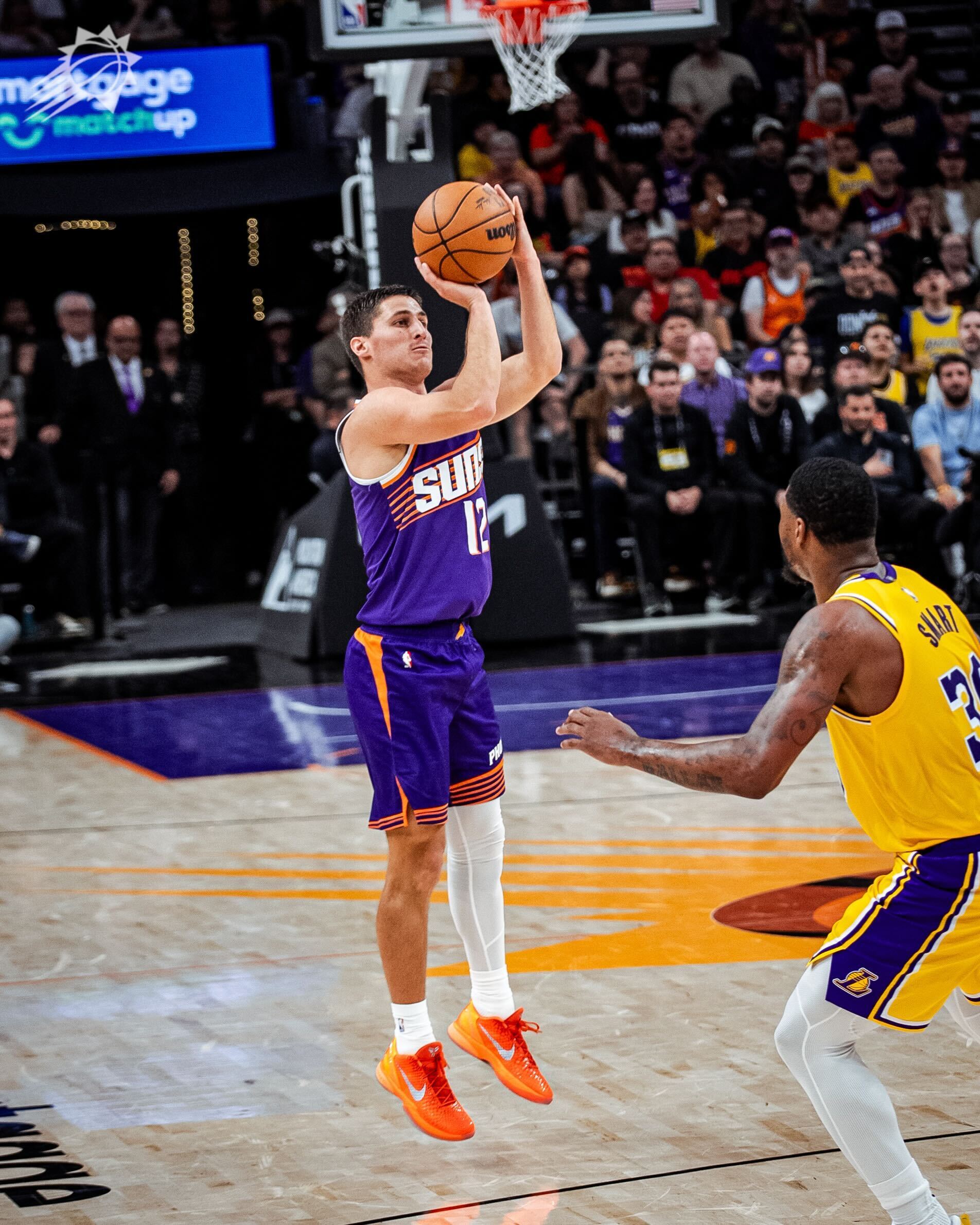 吉莱斯皮强势回应东契奇的三分‼️菲尼克斯太阳 ｜旭日东升 ｜湖人vs太阳